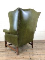 Pair of Green Button Back Chesterfield Wing Back Armchairs (13 of 14) Pair of Green Button Back Chesterfield Wing Back Armchairs (13 of 14)