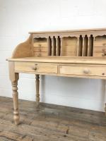 Vintage Stripped Pine Desk with Drawers (3 of 10) Vintage Stripped Pine Desk with Drawers (3 of 10)