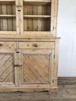 Late 19th Century Antique Pine Dresser with Glazed Top (4 of 8) Late 19th Century Antique Pine Dresser with Glazed Top (4 of 8)