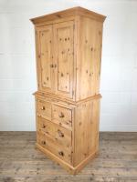 20th Century Pine Linen Press Cupboard (8 of 9) 20th Century Pine Linen Press Cupboard (8 of 9)