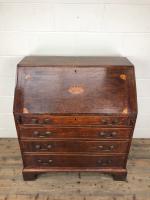 Antique Oak Bureau with Shell Inlay (2 of 15) Antique Oak Bureau with Shell Inlay (2 of 15)