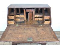 Antique Oak Bureau with Shell Inlay (11 of 15) Antique Oak Bureau with Shell Inlay (11 of 15)