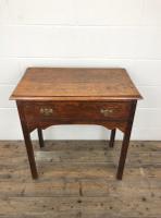 Antique Oak Console Table with Drawer (2 of 9) Antique Oak Console Table with Drawer (2 of 9)