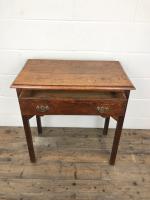 Antique Oak Console Table with Drawer (6 of 9) Antique Oak Console Table with Drawer (6 of 9)