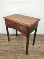 Antique Oak Console Table with Drawer (8 of 9) Antique Oak Console Table with Drawer (8 of 9)