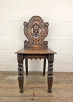 Pair of Antique Carved Oak Hall Chairs (5 of 11) Pair of Antique Carved Oak Hall Chairs (5 of 11)