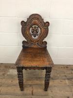 Pair of Antique Carved Oak Hall Chairs (6 of 11) Pair of Antique Carved Oak Hall Chairs (6 of 11)
