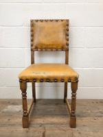 Set of Four Early 20th Century Leather Dining Chairs (4 of 10) Set of Four Early 20th Century Leather Dining Chairs (4 of 10)