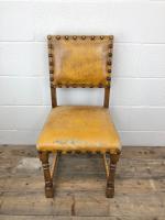 Set of Four Early 20th Century Leather Dining Chairs (5 of 10) Set of Four Early 20th Century Leather Dining Chairs (5 of 10)