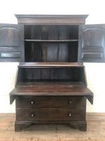 Antique 18th Century Welsh Oak Two Stage Bureau Cupboard (9 of 15) Antique 18th Century Welsh Oak Two Stage Bureau Cupboard (9 of 15)