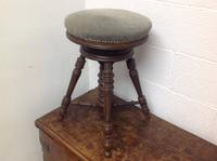 Early 20th Century French Stained Walnut Rotating, Swivel & Adjustable Height Piano Stool c.1930 (2 of 6) Early 20th Century French Stained Walnut Rotating, Swivel & Adjustable Height Piano Stool c.1930 (2 of 6)