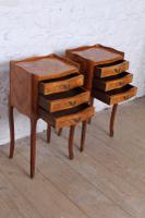 Very Pretty Pair of French Walnut Marquetry Bedsides (5 of 6) Very Pretty Pair of French Walnut Marquetry Bedsides (5 of 6)
