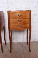 Very Pretty Pair of French Walnut Marquetry Bedsides (6 of 6) Very Pretty Pair of French Walnut Marquetry Bedsides (6 of 6)