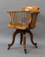 Quality Walnut Revolving Desk Chair c.1880 (3 of 6) Quality Walnut Revolving Desk Chair c.1880 (3 of 6)