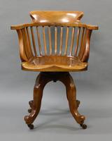 Quality Walnut Revolving Desk Chair c.1880 (2 of 6) Quality Walnut Revolving Desk Chair c.1880 (2 of 6)