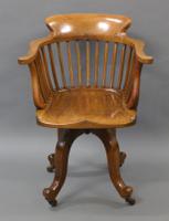 Quality Walnut Revolving Desk Chair c.1880 (5 of 6) Quality Walnut Revolving Desk Chair c.1880 (5 of 6)