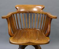 Quality Walnut Revolving Desk Chair c.1880 (4 of 6) Quality Walnut Revolving Desk Chair c.1880 (4 of 6)