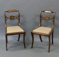 Superb Pair of Regency Side Chairs (3 of 6) Superb Pair of Regency Side Chairs (3 of 6)