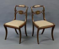 Superb Pair of Regency Side Chairs (5 of 6) Superb Pair of Regency Side Chairs (5 of 6)