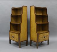 Rare Pair of 19th Century Scandinavian Painted Bookcases (4 of 6) Rare Pair of 19th Century Scandinavian Painted Bookcases (4 of 6)