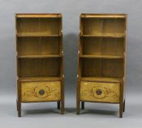 Rare Pair of 19th Century Scandinavian Painted Bookcases (2 of 6) Rare Pair of 19th Century Scandinavian Painted Bookcases (2 of 6)