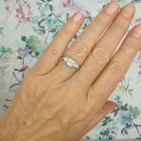 Vintage Art Deco 18ct Platinum Diamond Solitaire Engagement Ring 1930s (2 of 10) Vintage Art Deco 18ct Platinum Diamond Solitaire Engagement Ring 1930s (2 of 10)