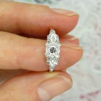 Vintage Art Deco 18ct Platinum Diamond Solitaire Engagement Ring 1930s (7 of 10) Vintage Art Deco 18ct Platinum Diamond Solitaire Engagement Ring 1930s (7 of 10)