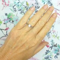 Art Deco 18ct White Gold & Platinum Old European Cut Diamond Solitaire Engagement Ring ~ with Independent Report (3 of 11) Art Deco 18ct White Gold & Platinum Old European Cut Diamond Solitaire Engagement Ring ~ with Independent Report (3 of 11)
