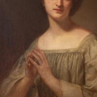 19th Century French School Portrait of a Female Saint at Prayer (4 of 9) 19th Century French School Portrait of a Female Saint at Prayer (4 of 9)
