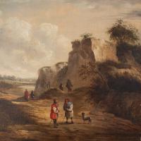 19th Century Dutch School Landscape with Villagers, Oil Painting (5 of 13) 19th Century Dutch School Landscape with Villagers, Oil Painting (5 of 13)