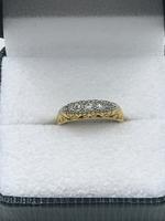Late Victorian 18ct and Platinum Diamond Ring. (8 of 8) Late Victorian 18ct and Platinum Diamond Ring. (8 of 8)