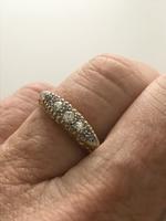 Late Victorian 18ct and Platinum Diamond Ring. (3 of 8) Late Victorian 18ct and Platinum Diamond Ring. (3 of 8)