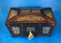 Regency Rosewood Twin Canister Tea Caddy (19 of 27) Regency Rosewood Twin Canister Tea Caddy (19 of 27)
