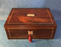 Regency Brass Inlaid Rosewood Writing Slope. (15 of 17) Regency Brass Inlaid Rosewood Writing Slope. (15 of 17)
