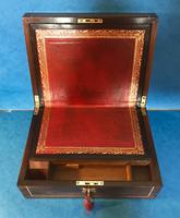 Regency Brass Inlaid Rosewood Writing Slope. (10 of 17) Regency Brass Inlaid Rosewood Writing Slope. (10 of 17)