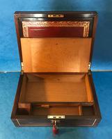 Regency Brass Inlaid Rosewood Writing Slope. (11 of 17) Regency Brass Inlaid Rosewood Writing Slope. (11 of 17)