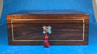 Regency Brass Inlaid Rosewood Writing Slope. (2 of 17) Regency Brass Inlaid Rosewood Writing Slope. (2 of 17)