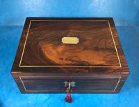 Regency Brass Inlaid Rosewood Writing Slope. (4 of 17) Regency Brass Inlaid Rosewood Writing Slope. (4 of 17)