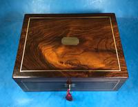 Regency Brass Inlaid Rosewood Writing Slope. (5 of 17) Regency Brass Inlaid Rosewood Writing Slope. (5 of 17)