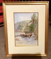 Fritz B.Althaus Watercolour ‘Clovelly’ (3 of 3) Fritz B.Althaus Watercolour ‘Clovelly’ (3 of 3)