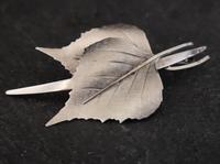 Vintage Norwegian Silver Leaf Brooch (8 of 9) Vintage Norwegian Silver Leaf Brooch (8 of 9)