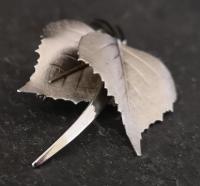 Vintage Norwegian Silver Leaf Brooch (7 of 9) Vintage Norwegian Silver Leaf Brooch (7 of 9)
