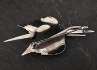 Vintage Norwegian Silver Leaf Brooch (3 of 9) Vintage Norwegian Silver Leaf Brooch (3 of 9)
