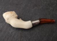 Antique Meerschaum Pipe, Amber & Silver (2 of 6) Antique Meerschaum Pipe, Amber & Silver (2 of 6)