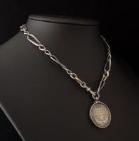 Antique Silver Niello Albert Chain, Watch Fob (6 of 10) Antique Silver Niello Albert Chain, Watch Fob (6 of 10)