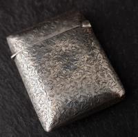 Victorian Silver Vesta Case, Engraved (6 of 11) Victorian Silver Vesta Case, Engraved (6 of 11)