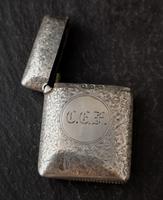 Victorian Silver Vesta Case, Engraved (9 of 11) Victorian Silver Vesta Case, Engraved (9 of 11)