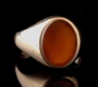Vintage Art Deco 9ct Gold Signet Ring, Carnelian (2 of 13) Vintage Art Deco 9ct Gold Signet Ring, Carnelian (2 of 13)