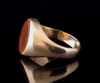 Vintage Art Deco 9ct Gold Signet Ring, Carnelian (5 of 13) Vintage Art Deco 9ct Gold Signet Ring, Carnelian (5 of 13)