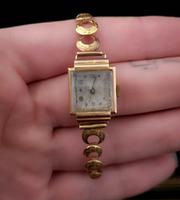 Vintage Art Deco 18ct Gold Ladies Wristwatch (2 of 12) Vintage Art Deco 18ct Gold Ladies Wristwatch (2 of 12)